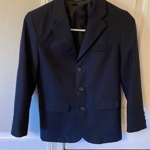 Classic navy blue boys blazer